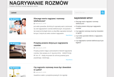 nagrywanie rozmów